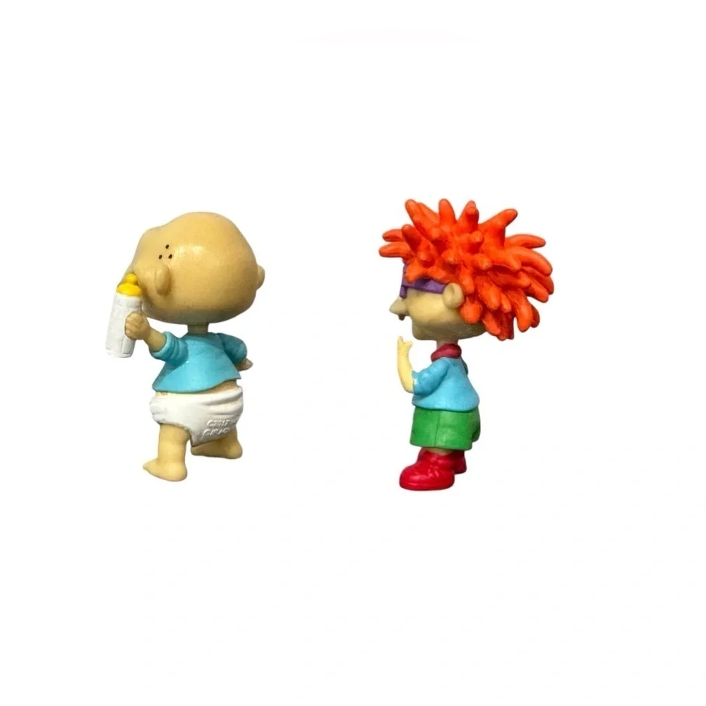 Nickelodeon’s Rugrats 90’s Tommy Pickles & Chuckie 2” PVC Toy Figures
